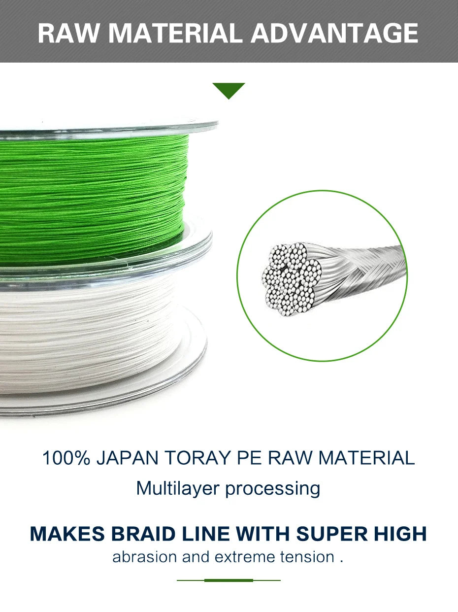 Hot-Sale 150m Fishing Line at 8 Braided Floating Lines 165yd PE Lines