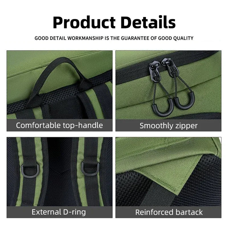 Fishing Backpack W/ Rod Holders