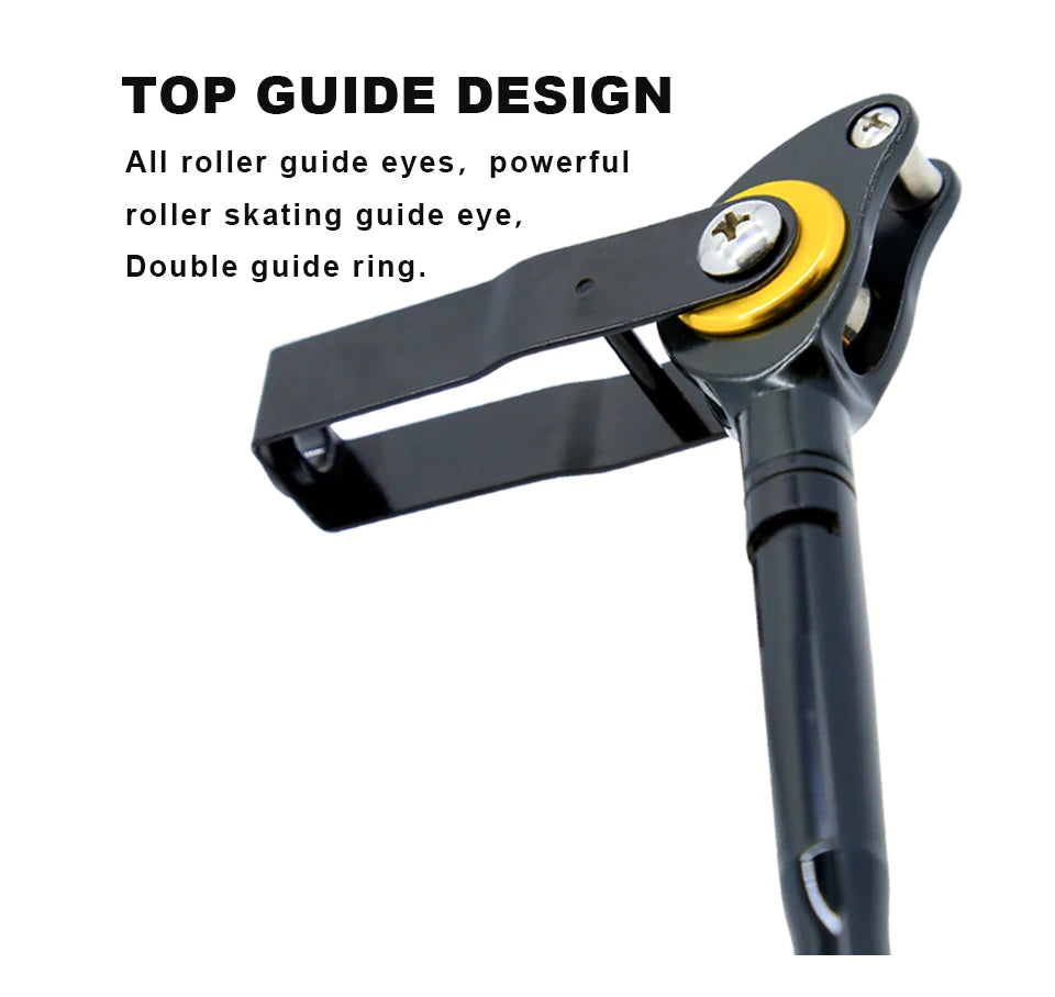 Sea Fishing Heavy Rod 3+1 Roller Guid 80LBS 100LBS 130LBS Big Game Boat Trolling Rod Winter Rod Tuna