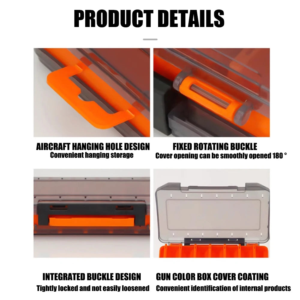 Fishing Tackle Box 14 Compartments