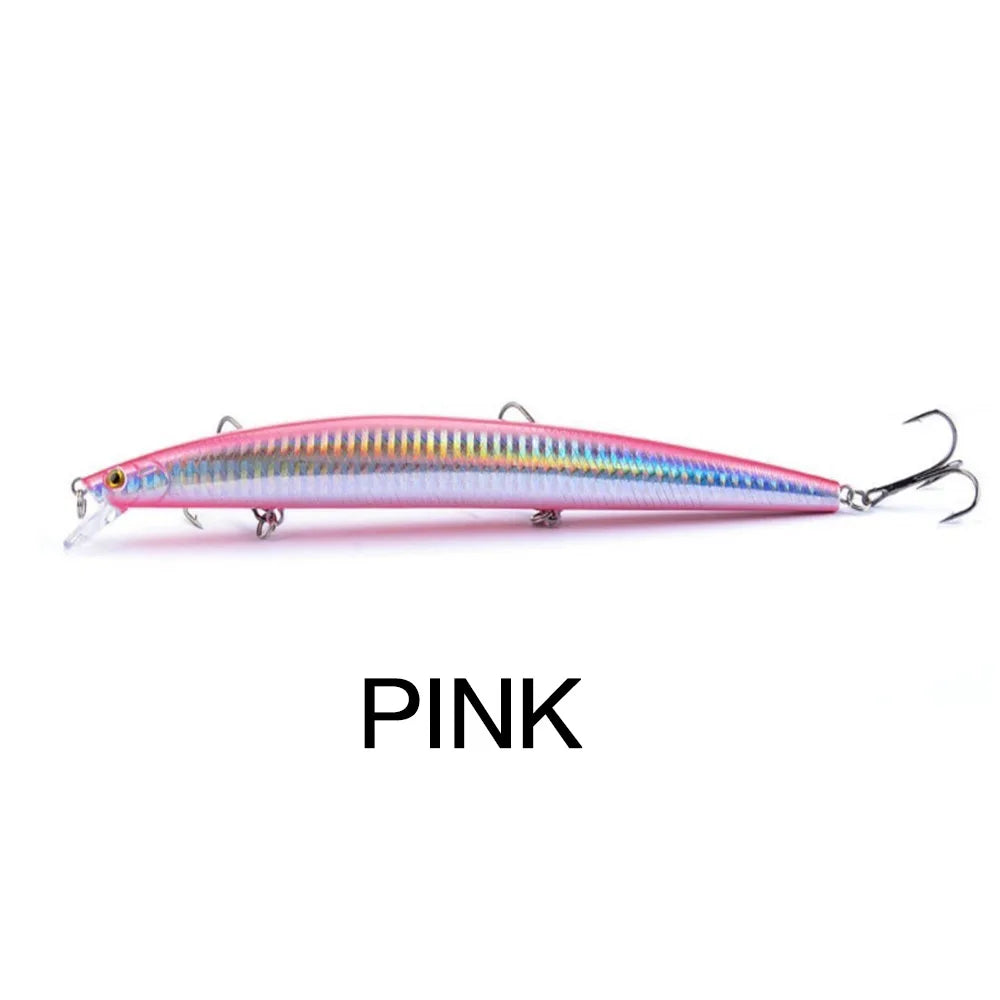 Fishing Lures 18cm/24g Crankbaits Fishing Hard Bait Isca Artificiais Pesca Sea Wobbler Swimming Baits Laser Minnow Lure