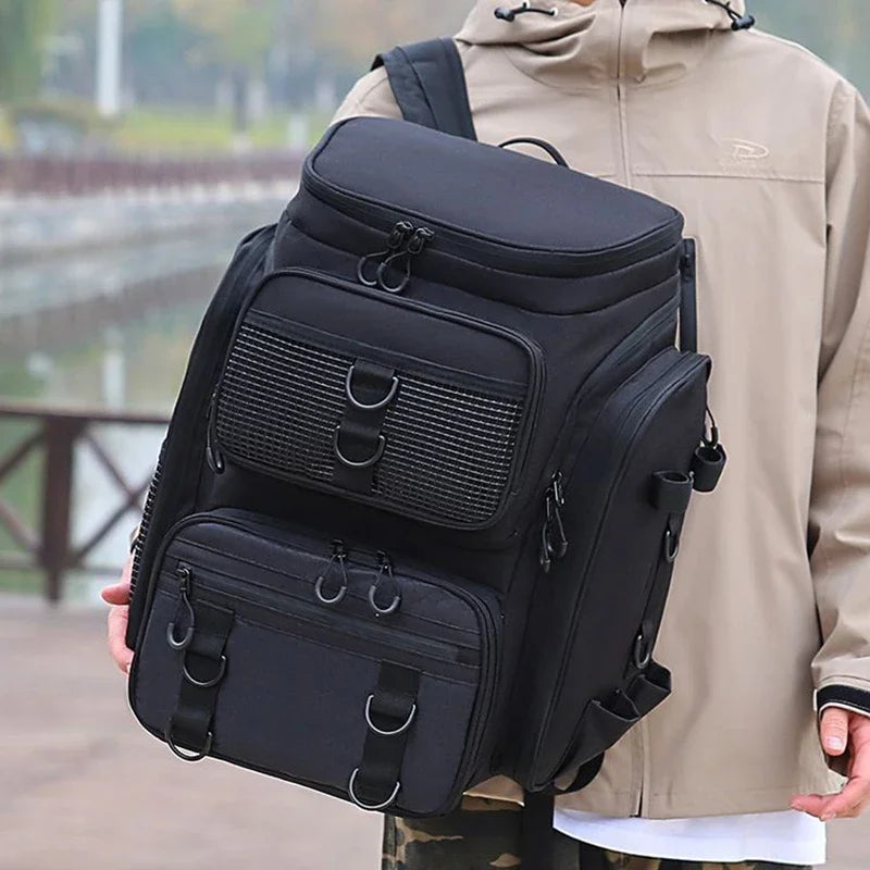 Fishing Backpack W/ Rod Holders