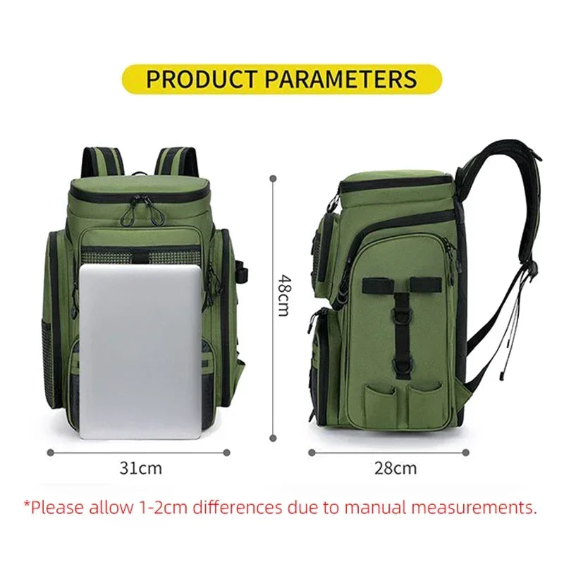Fishing Backpack W/ Rod Holders