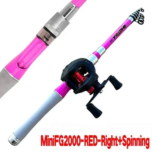 Telescopic Fishing Rod and Reel Combo