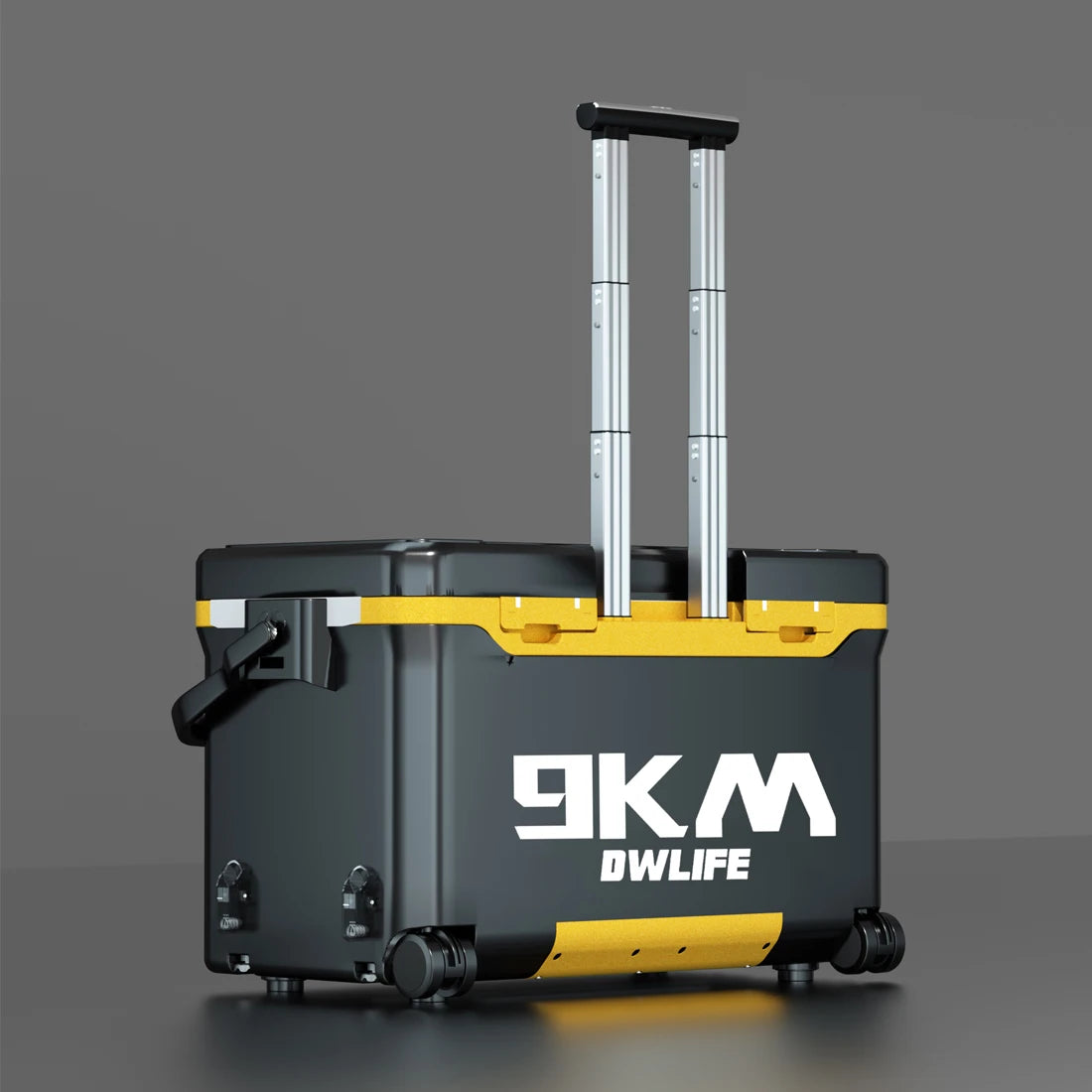 Multifunctional Fishing Tackle Box 36L Fishing Bucket Storage Tackle Box with Liftable Legs and Wheel Fishing Storage Equipment