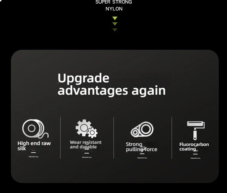 High Strength, Abrasion Resistant | Clear Invisible for Freshwater, Saltwater