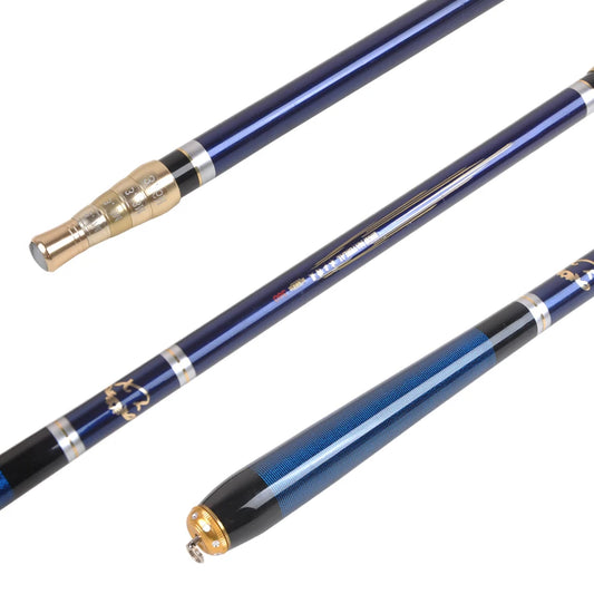 Carbon Fiber Four Positioning Fishing Telescopic Stream Feeder Rod Ultralight Hard Accessory Hand Fishing Rod