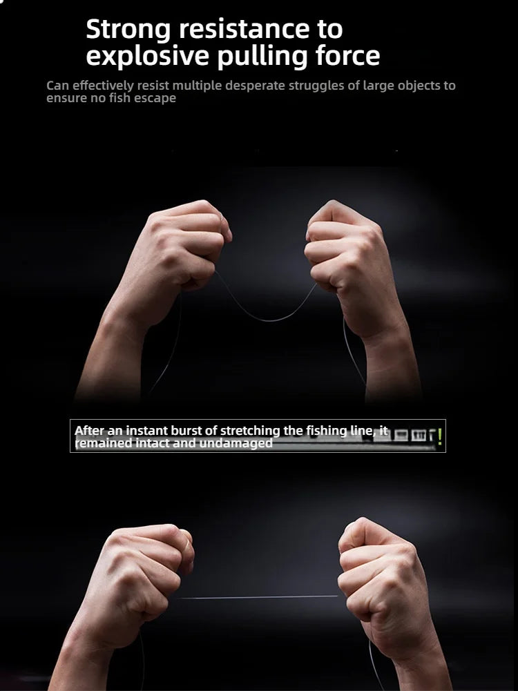 High Strength, Abrasion Resistant | Clear Invisible for Freshwater, Saltwater