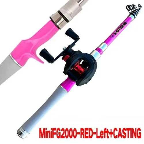 Telescopic Fishing Rod and Reel Combo