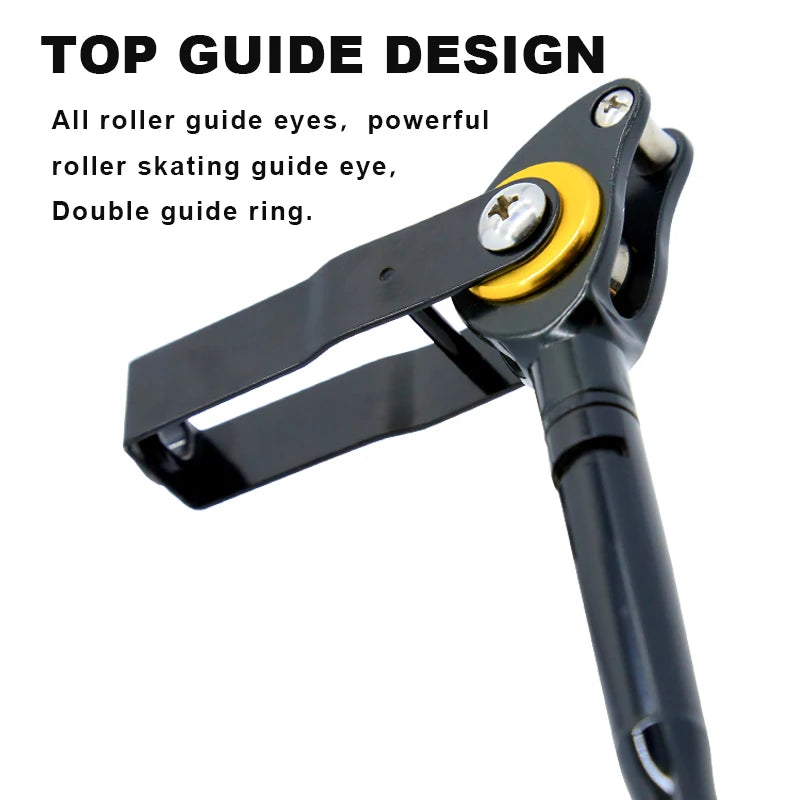 Sea Fishing Heavy Rod 3+1 Roller Guid 80LBS 100LBS 130LBS Big Game Boat Trolling Rod Winter Rod Tuna