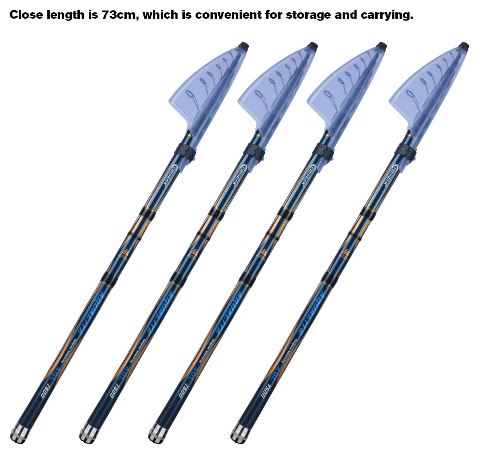 PHISHGER Telescopic Float Bolognese Fishing Rod 4.0-6.0m 30TCarbon Trout 5-35g Ultralight Rock Spinning Travel Fast BIUTIFU Pole