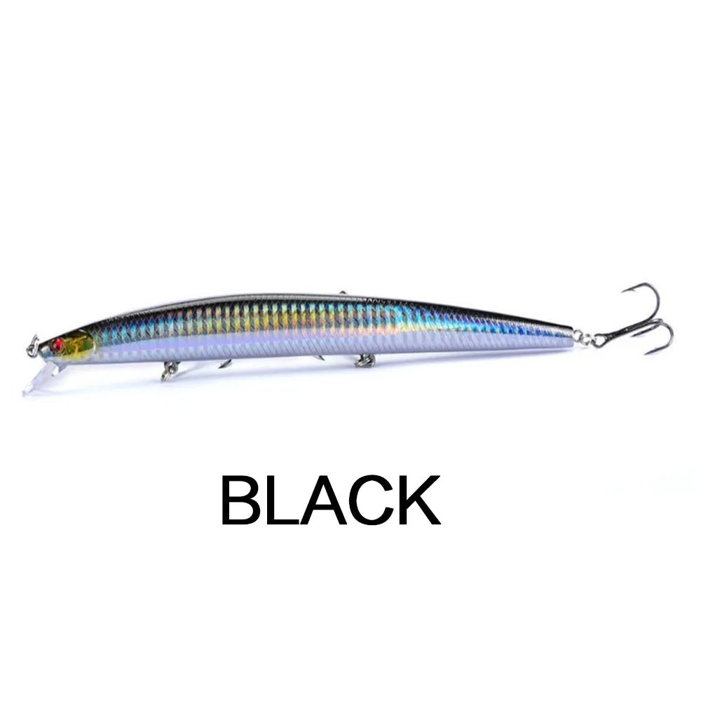Fishing Lures 18cm/24g Crankbaits Fishing Hard Bait Isca Artificiais Pesca Sea Wobbler Swimming Baits Laser Minnow Lure