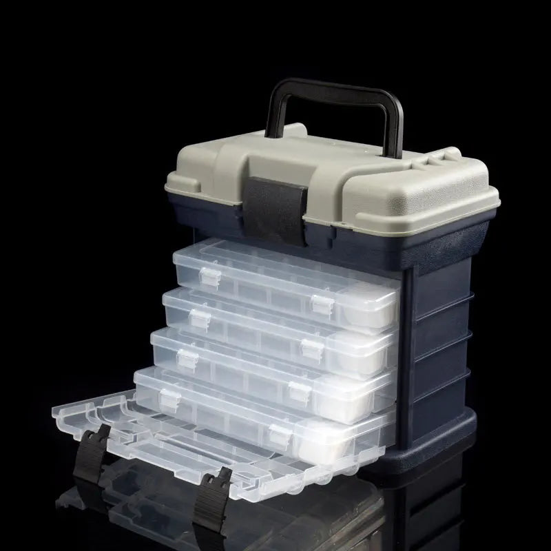 4 Layers Fishing Tackle Box