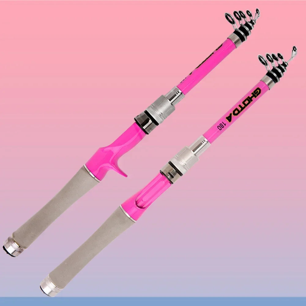 Telescopic Fishing Rod and Reel Combo