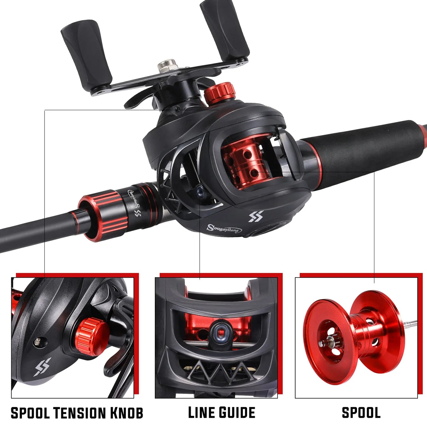 Fishing Rod Reel Combo