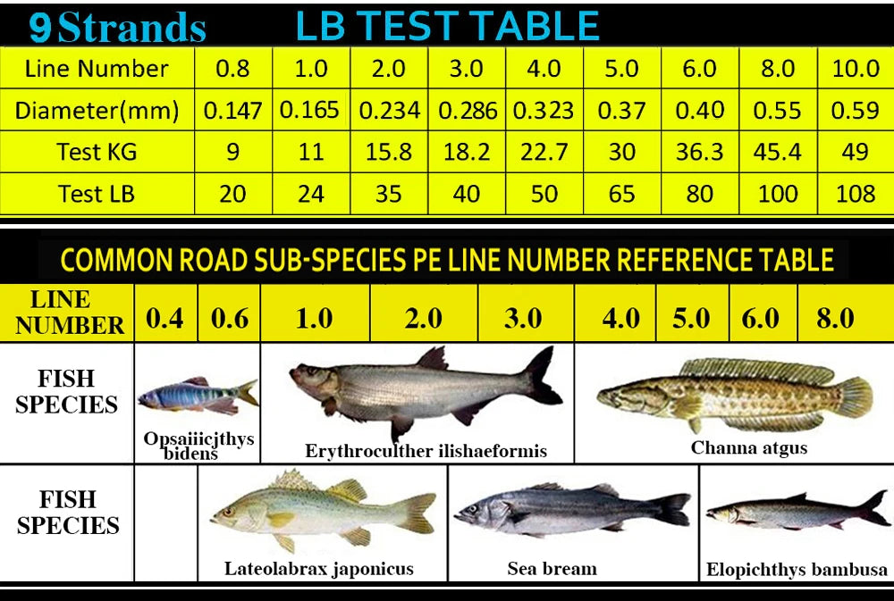 Braided Fishing Line 100MM