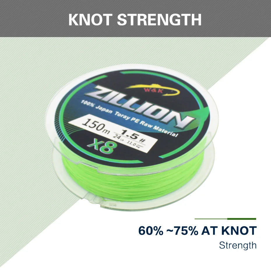 Hot-Sale 150m Fishing Line at 8 Braided Floating  Lines 165yd PE Lines