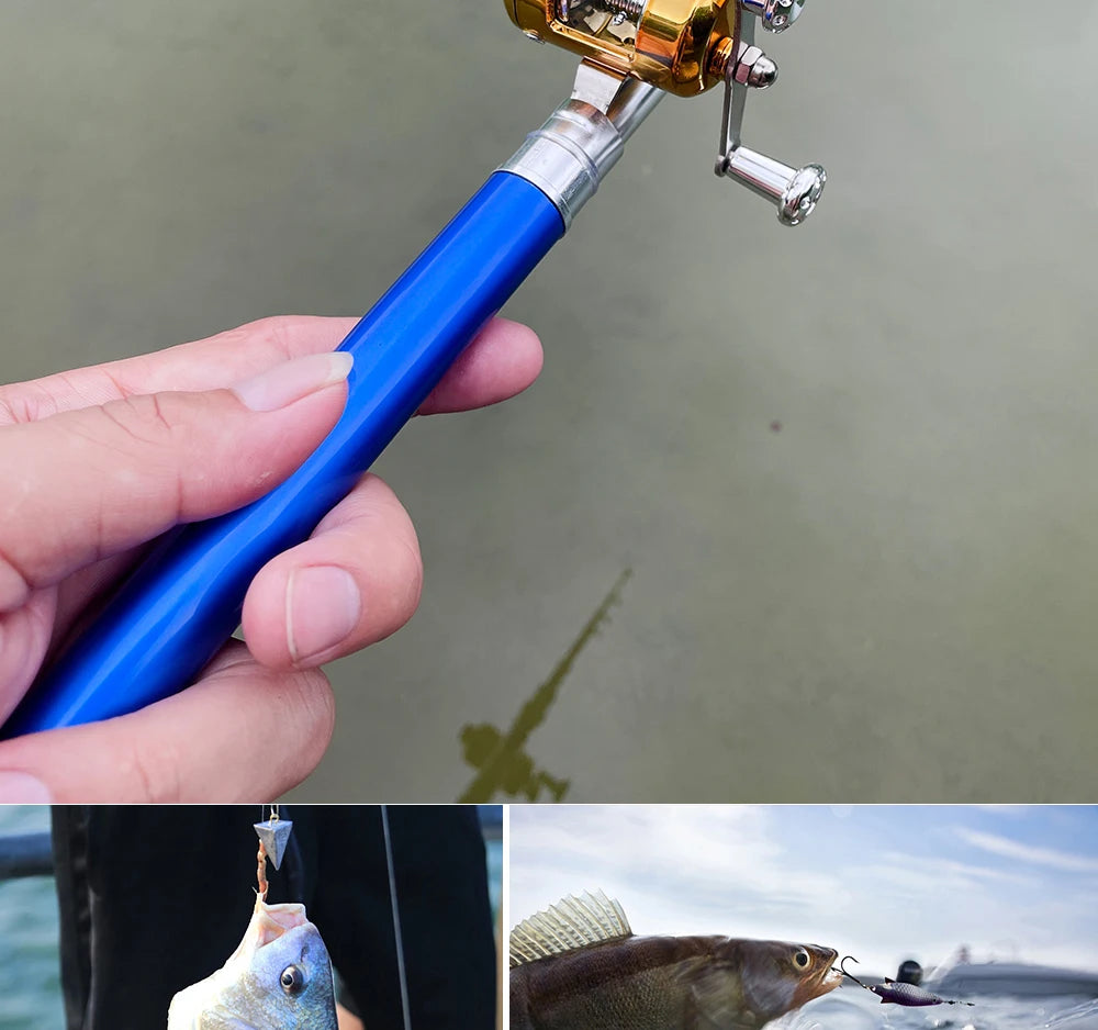 Pen Fishing Rod Reel Combo