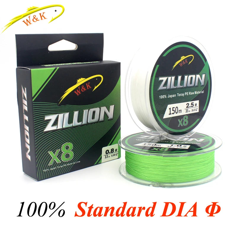 Hot-Sale 150m Fishing Line at 8 Braided Floating  Lines 165yd PE Lines