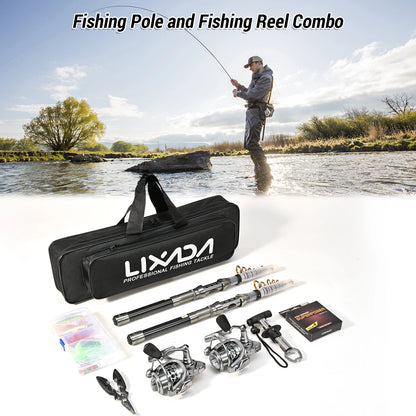 Fishing Pole Reel Combo