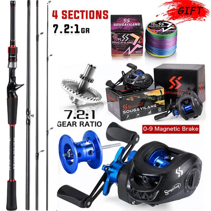 Fishing Rod Reel Combo