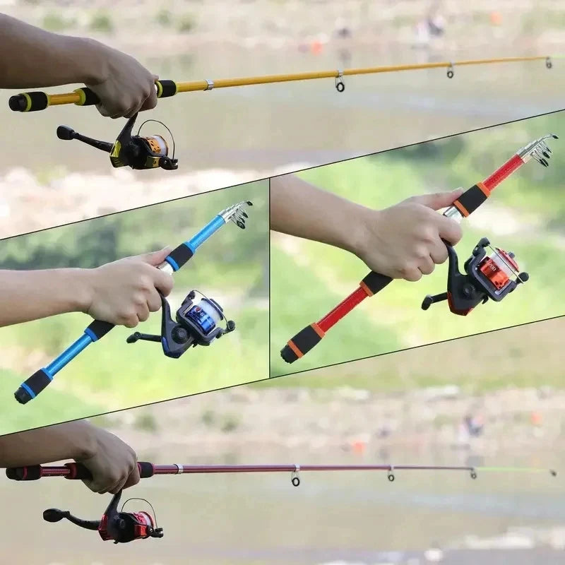 Telescopic Fishing Rod Set