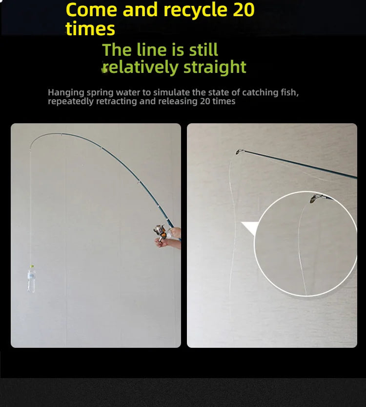 300M Fishing Line | 0.4/0.6/0.8/1.0mm Nylon Line | High Strength, Abrasion Resistant | Clear Invisible for Freshwater, Saltwater