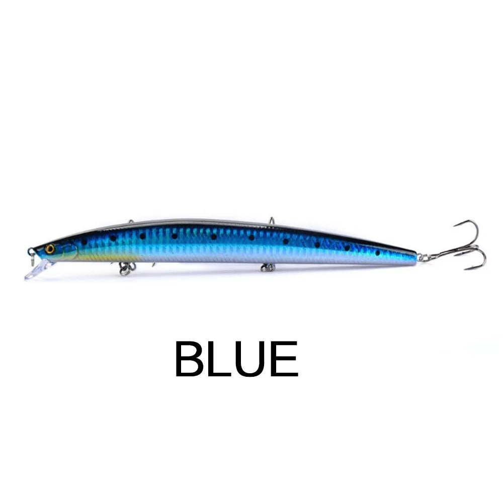 Fishing Lures 18cm/24g Crankbaits Fishing Hard Bait Isca Artificiais Pesca Sea Wobbler Swimming Baits Laser Minnow Lure
