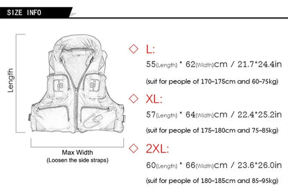 Adult Life Jacket Adjustable Buoyancy Aid Swimming Boating Sailing Fishing Water Sports Safety Life Man Jacket Vest