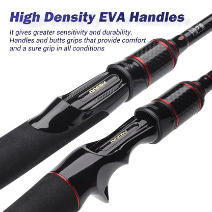 Fishing Rod Leisure  Spinning Casting  4 Section Travel Rod Pike Trout Freshwater Fishing Rod