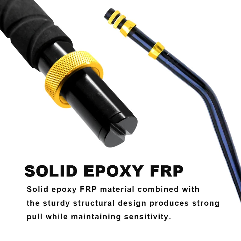 Sea Fishing Heavy Rod 3+1 Roller Guid 80LBS 100LBS 130LBS Big Game Boat Trolling Rod Winter Rod Tuna