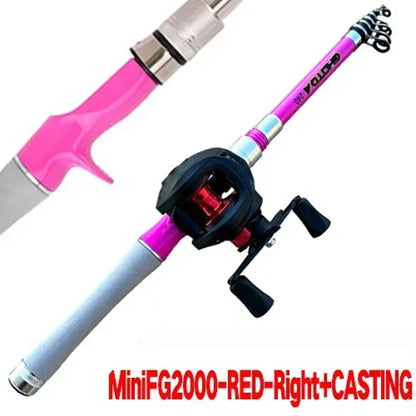 Telescopic Fishing Rod and Reel Combo
