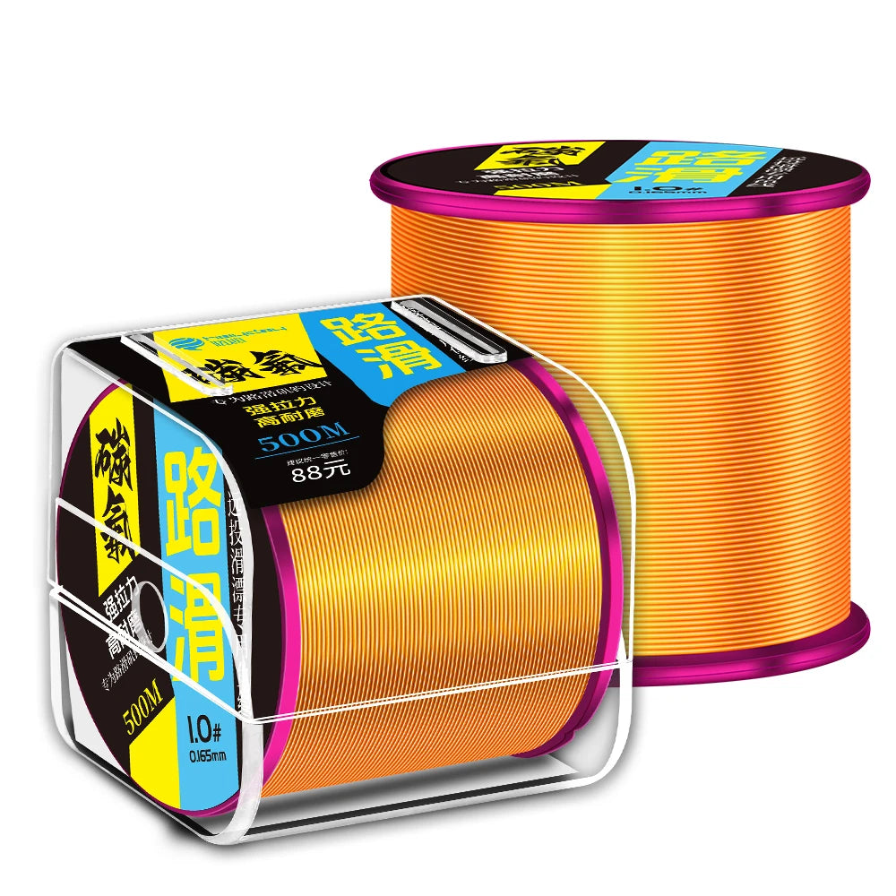 ZUKIBO 500m Fluorocarbon Coating Fishing Line Japan Super Strong Monofilament Fishing Line Fast Sinking Invisible Fishing Line