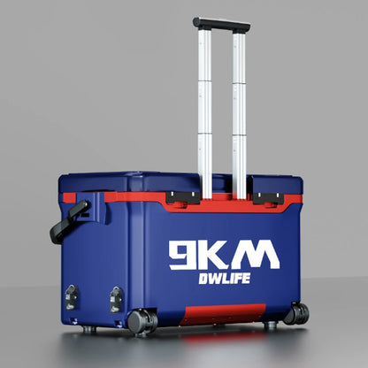 Multifunctional Fishing Tackle Box 36L Fishing Bucket Storage Tackle Box with Liftable Legs and Wheel Fishing Storage Equipment