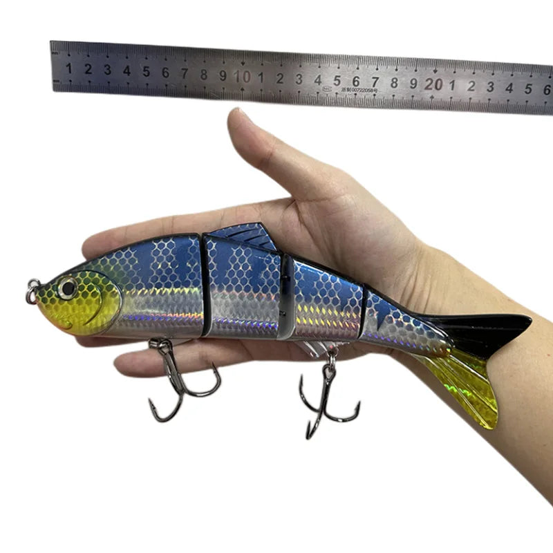 Fishing Lure 25cm/9.84in 145g Multi Section Bait 4-Segment Perfect Fishing Tackle Fishing Catch
