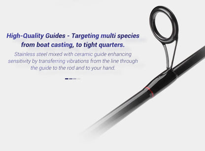 Fishing Rod Leisure  Spinning Casting  4 Section Travel Rod Pike Trout Freshwater Fishing Rod