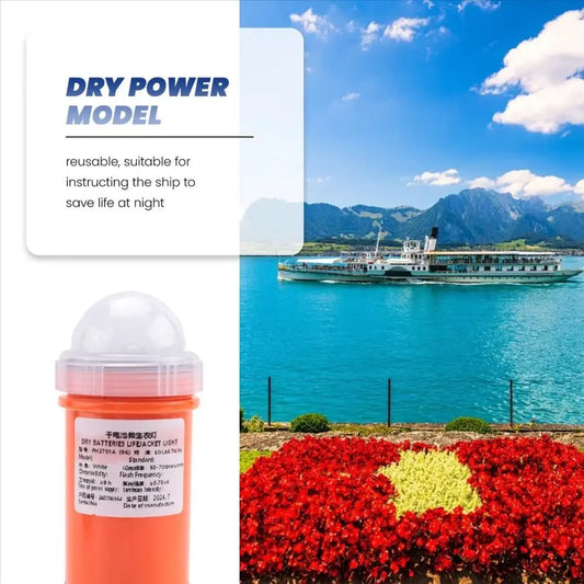 Life-saving Life Vest Light Overboard Survival Emergency Life Jacket Light Long Range Rescue Gear Water Activated