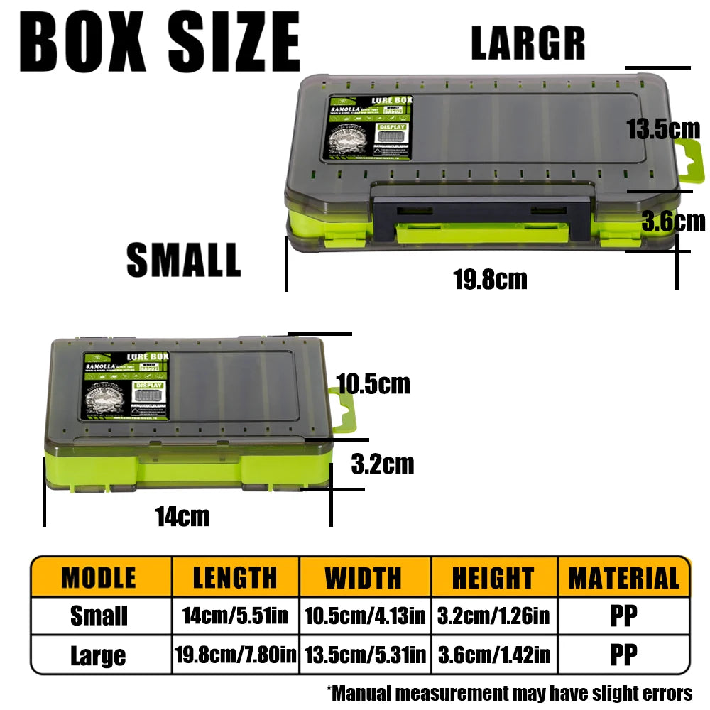 Fishing Tackle Box 14 Compartments