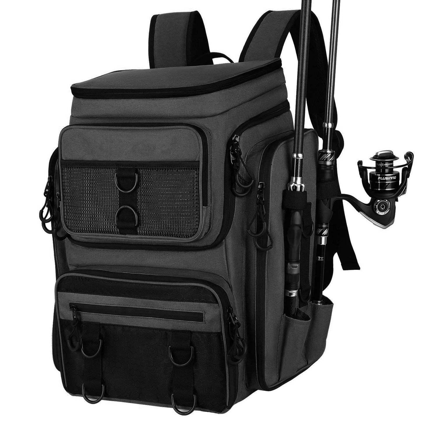 Fishing Backpack W/ Rod Holders