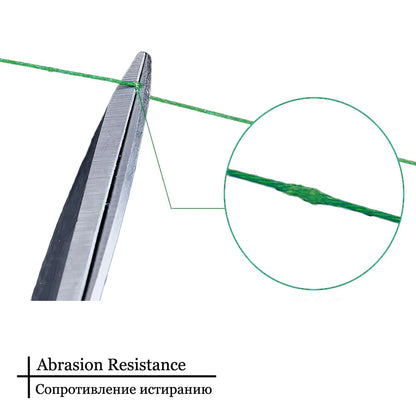 Braided Fishing Line 9 Strands PE Multicolor Fishing Lines Braid 300m 500m 1000m 1500m Strong Strength Fish Line 20LB-200LB