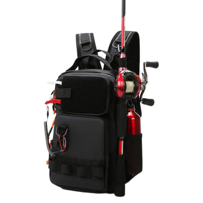 Lightweight Fishing Tackle Backpack Fishing Gear Bag Tacticall Tackle Box Fishing Storage Bag