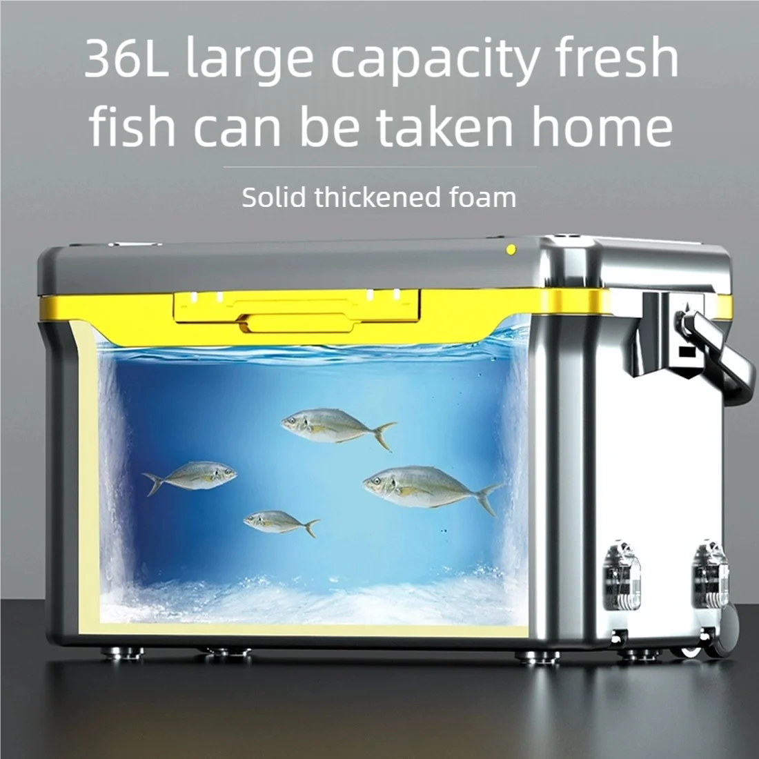 Fishing Bucket Storage Tackle Box with Liftable Legs and Wheel Fishing Storage Equipment