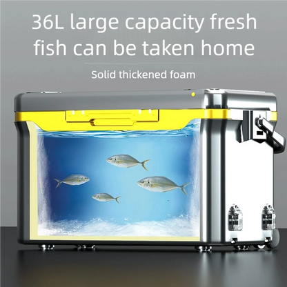 Fishing Bucket Storage Tackle Box with Liftable Legs and Wheel Fishing Storage Equipment