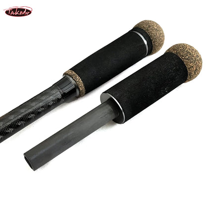 TAKEDOTN92 PT65CXH-6 High Quality Travel Spinning Fishing Rod Carbon Fiber Bass Lure Surf Casting Rods 6 Sections Adjustable Rod