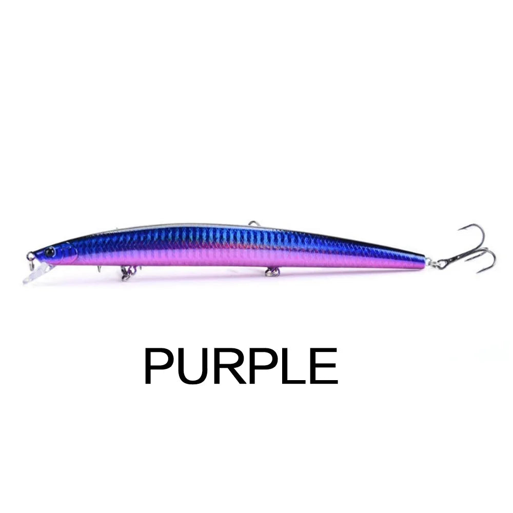 Fishing Lures 18cm/24g Crankbaits Fishing Hard Bait Isca Artificiais Pesca Sea Wobbler Swimming Baits Laser Minnow Lure