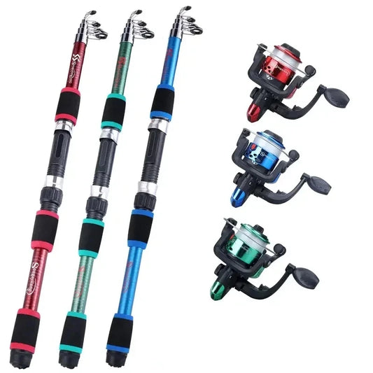 Telescopic Fishing Rod Set