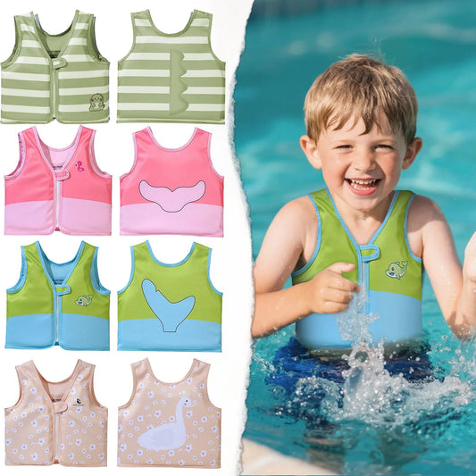 Retro Children's Swimming Arm Rings Floating Rings Safe Life Jacket Baby Sleeves Buoyancy Vests Swimming Equipment Buoyancy