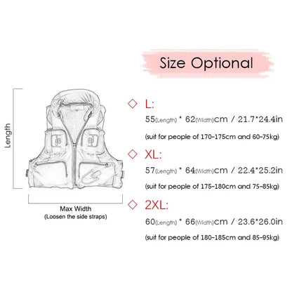Adult Life Jacket Adjustable Buoyancy Aid Swimming Boating Sailing Fishing Water Sports Safety Life Man Jacket Vest