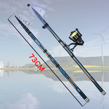 PHISHGER Telescopic Float Bolognese Fishing Rod 4.0-6.0m 30TCarbon Trout 5-35g Ultralight Rock Spinning Travel Fast BIUTIFU Pole
