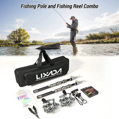 Fishing Pole Reel Combo